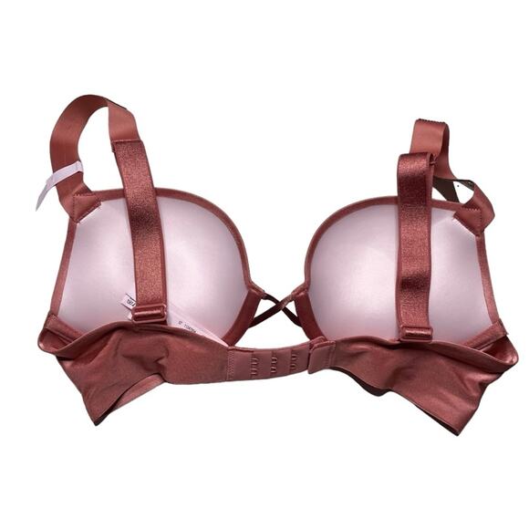 Victoria's Secret Secret Bombshell Shine Strap Bra Smooth Rose Blush Size 32B - Picture 2 of 4